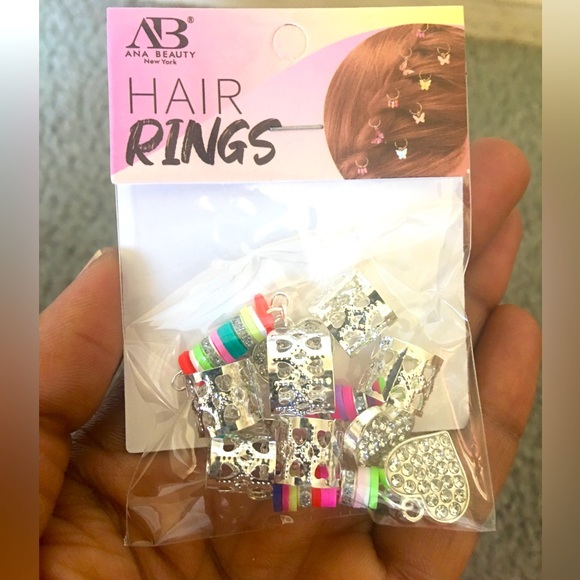 NWOT decorative silver hair cuffs for locs, braids, twists, and more! - Picture 1 of 2